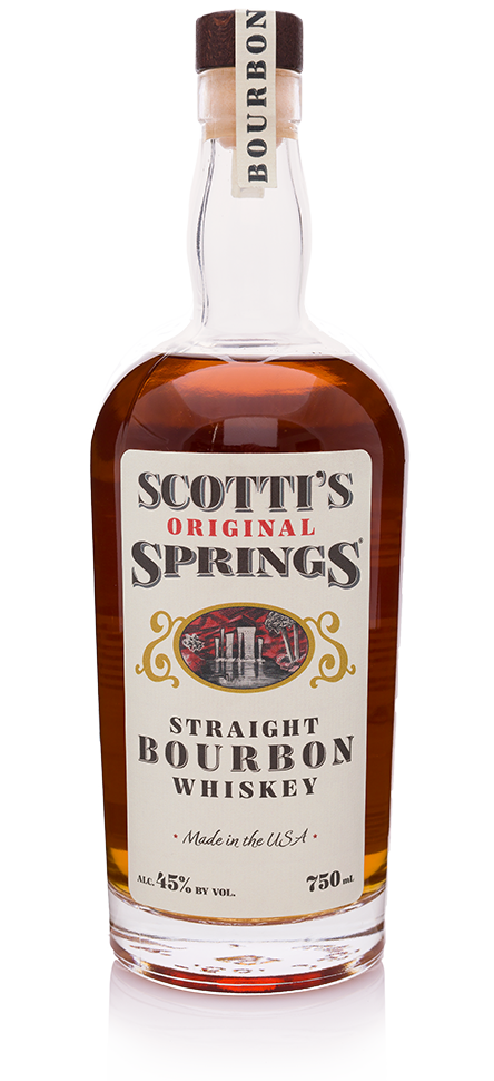 Scotti's Original Springs Straight Bourbon Bottle