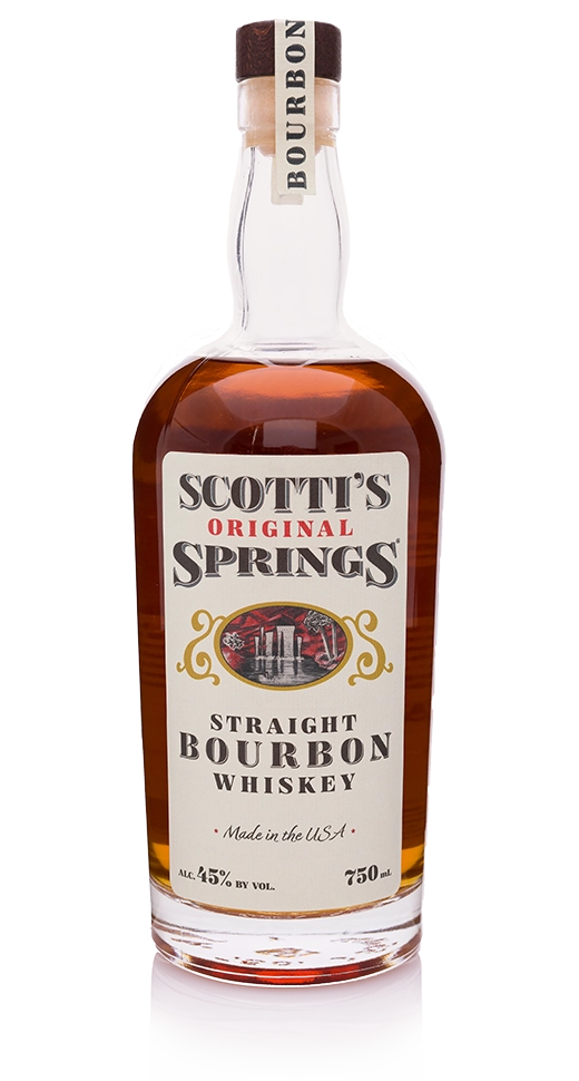 Scotti's Original Springs Straight Bourbon Bottle